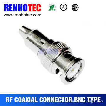 75ohm bnc plug male connector for cables, bnc adapter with low price, bnc plug to rca plug, cable rca